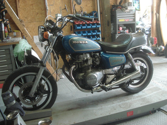 1981 Honda cm400 bobber #4
